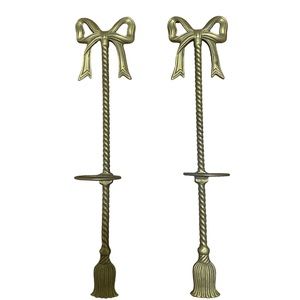 Brass sconces